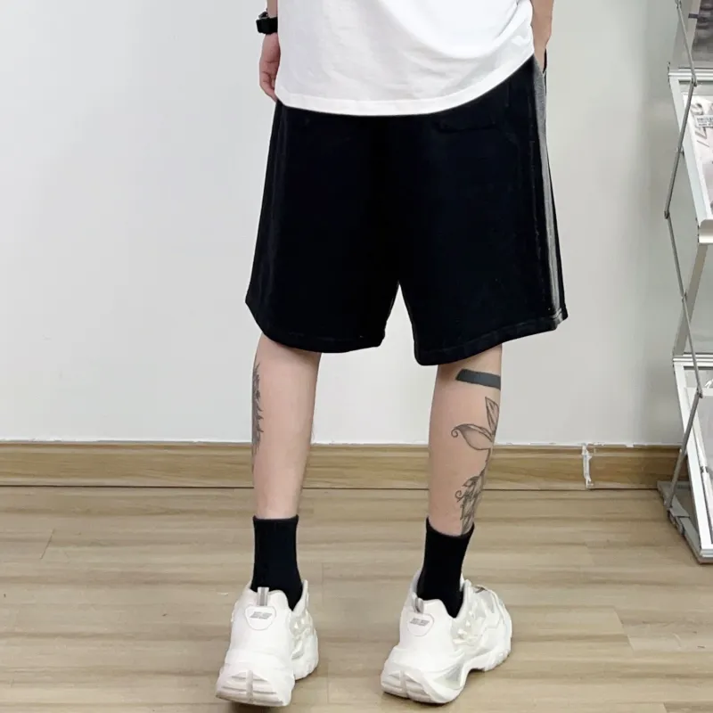 FORCEREPUBLIK Casual Shorts Unisex Black-3