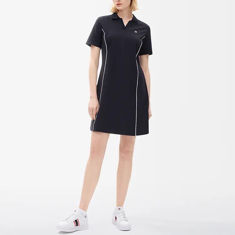 FILA Short Sleeved Dress Women's Legend Blue-2