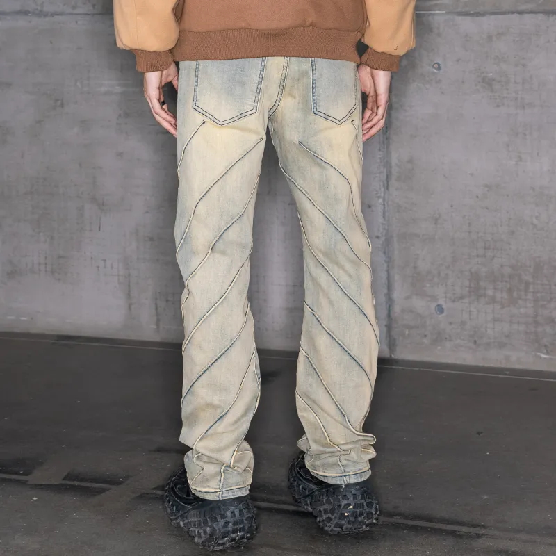 XINYINSU Jeans Unisex-11