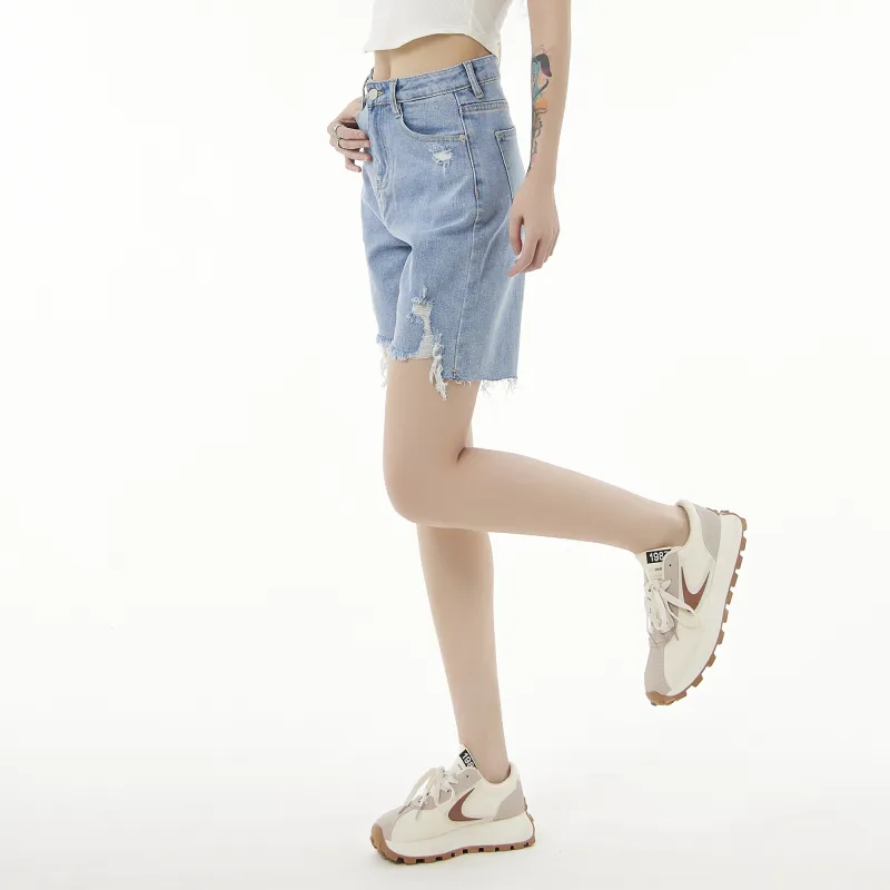 QYPRF Denim Shorts Women's-2