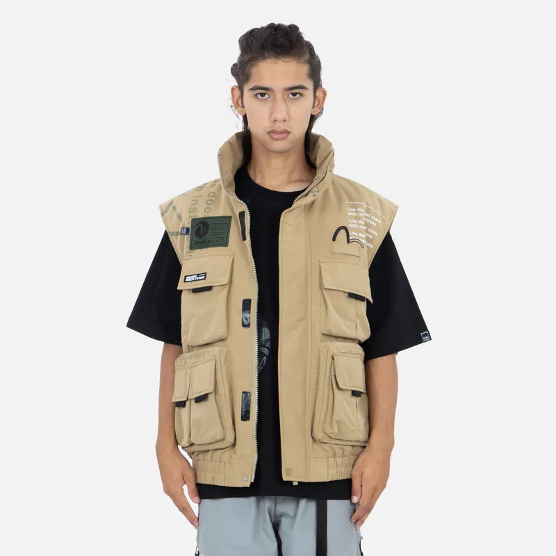 EVISU Vests Men Apricot-2
