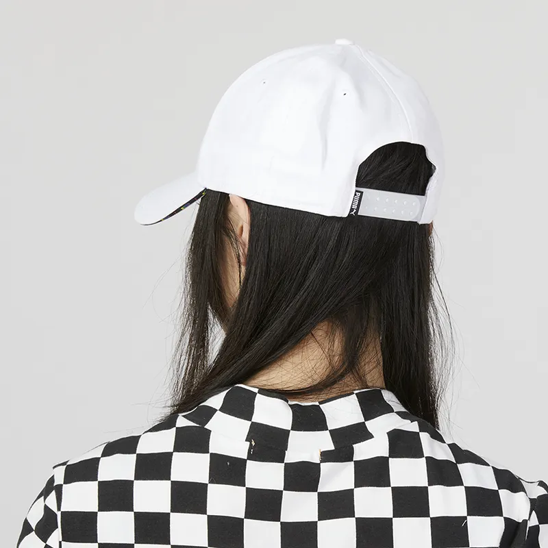 PUMA Cotton Baseball Caps Unisex White-2