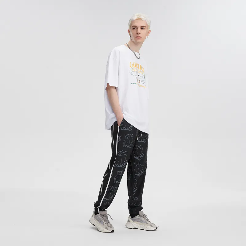 GUKUUL Jogger Casual Pants Unisex Black-3