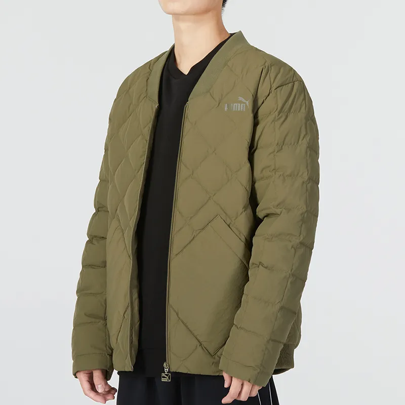 PUMA Winterized Down Jackets Men Army Green-4
