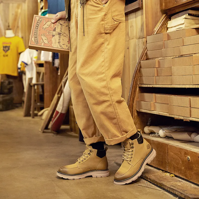Dickies Martin Boots Men Light Brown-8