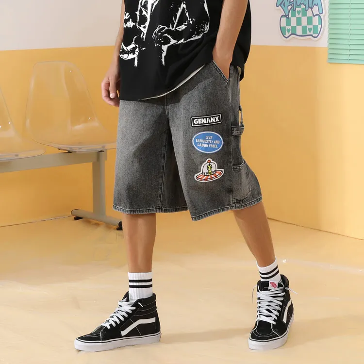 GENANX Denim Shorts Unisex-4