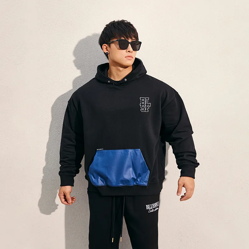 BLUESFLY Sweatshirts Men Black-2