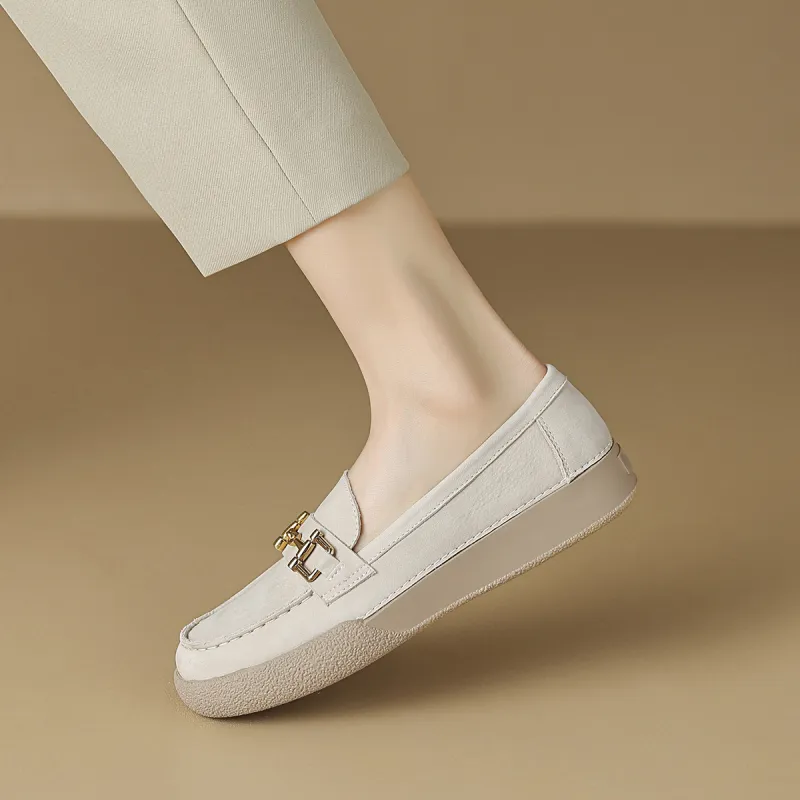 OCCAMAN Women's Casual Shoes Women's Beige/Yellow-4