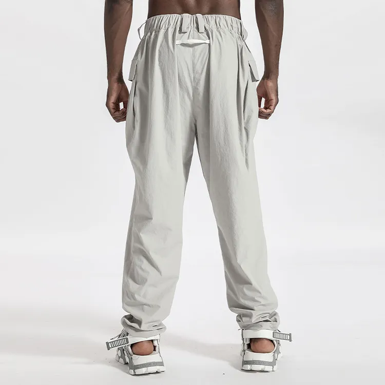 NORVINCY Western Hook and Loop Pocket Casual Pants Unisex-13