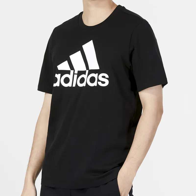 Adidas ESSENTIALS T Shirt Men's Black-4
