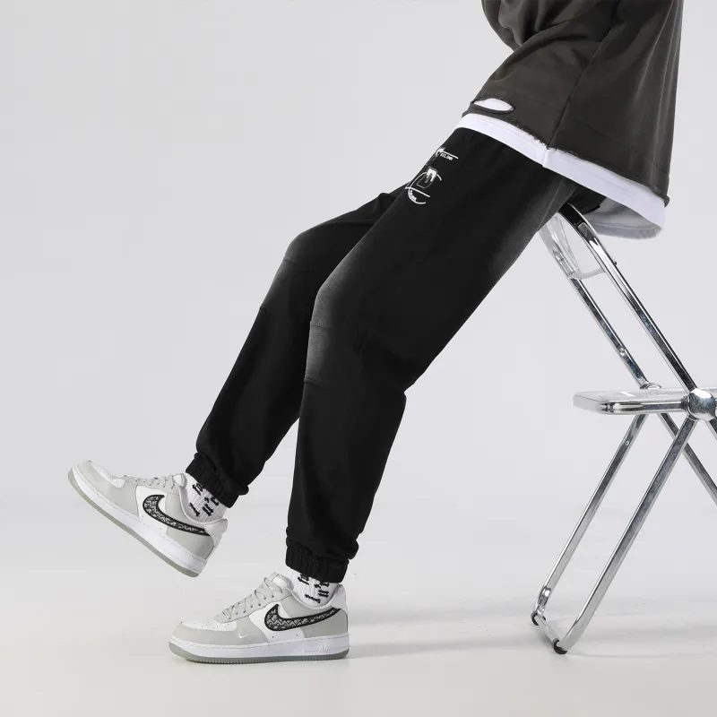FIDO DIDO Knitted Sweatpants Unisex Black-6