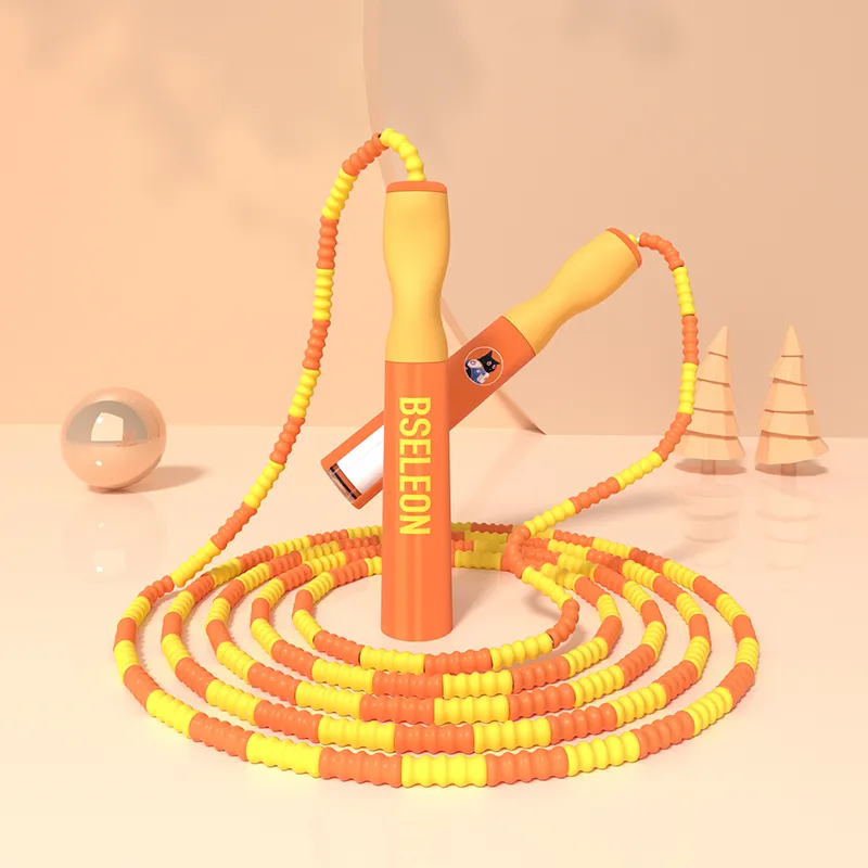 BSELEON Casual Entertainment Non Countable Jump Ropes Kids Handle Material PP, PC, Rope, PVC, Silicone Approx. 2.8m-4