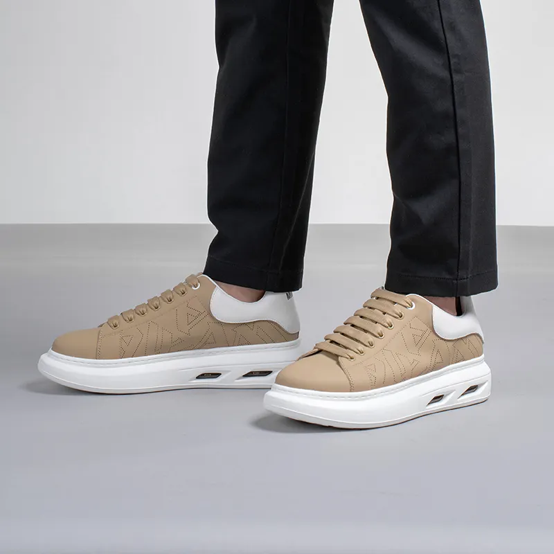 Anthony Miles Stylish Skateboarding Shoes Men's Apricot-6