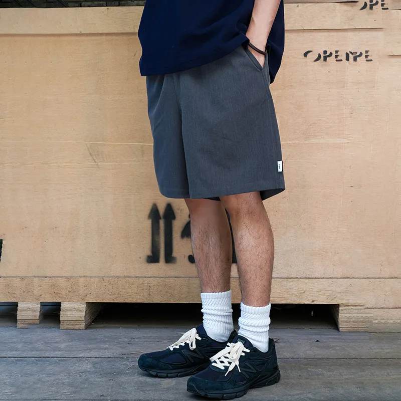 TBALLERBRAND SS22 Loose Fit Shorts Men's Dark Gray-4
