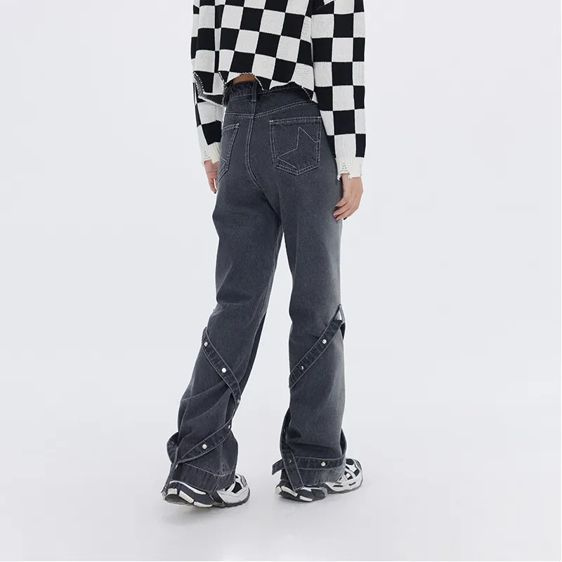 FPMZ Jeans Unisex Black Gray Color-4