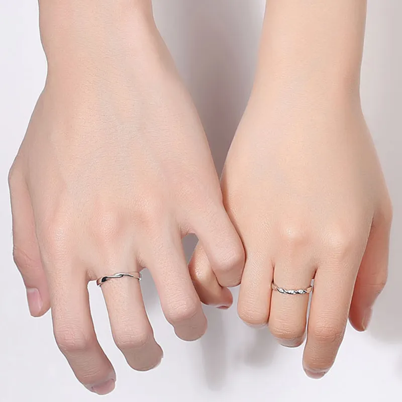 MOVER Rings Unisex Couple's 1 Pair-4