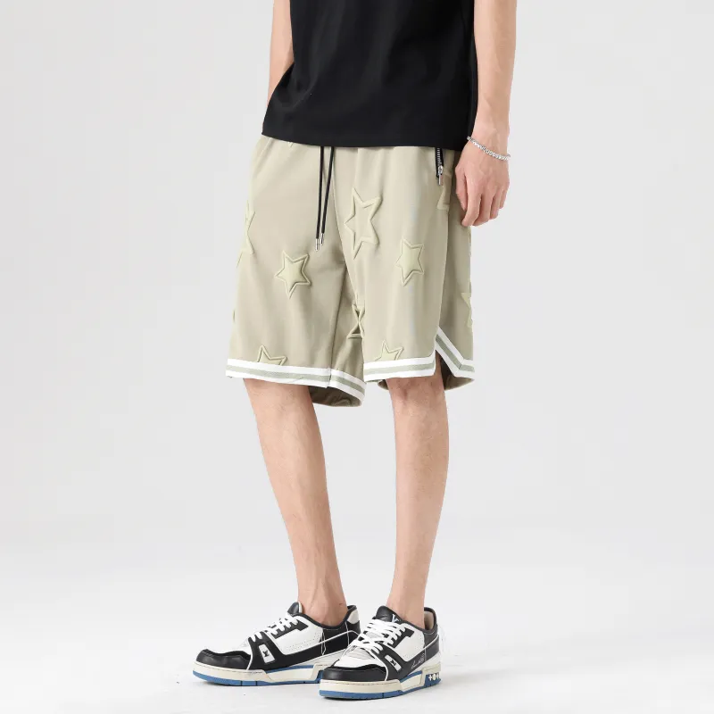 UNKNOWTAL Casual Shorts Unisex Gray Green-5