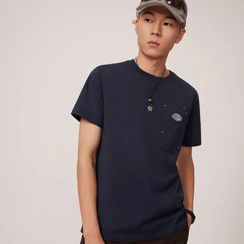 Dickies T Shirt Unisex Navy Blue-3