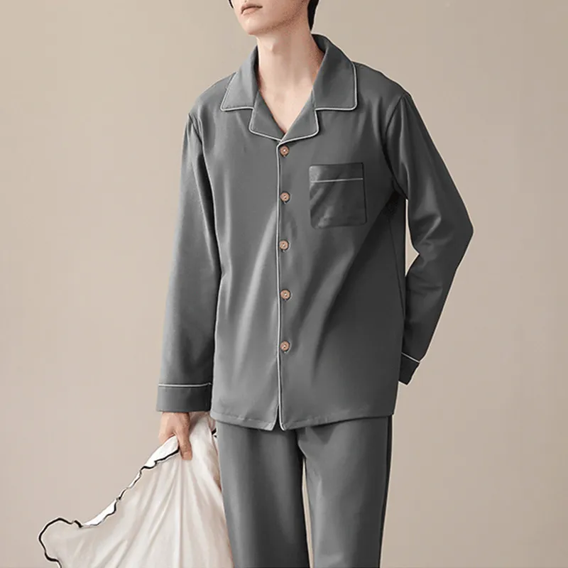 Xiang Ning Pai Men Pajama Sets-4