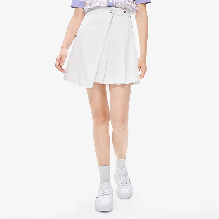 FILA Casual Short Skirts Women's Cloud White-3