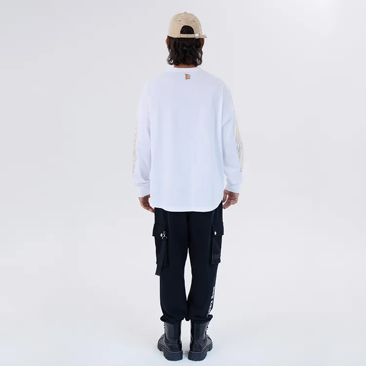 Boy London FW22 Long Sleeved T Shirt Unisex White-3