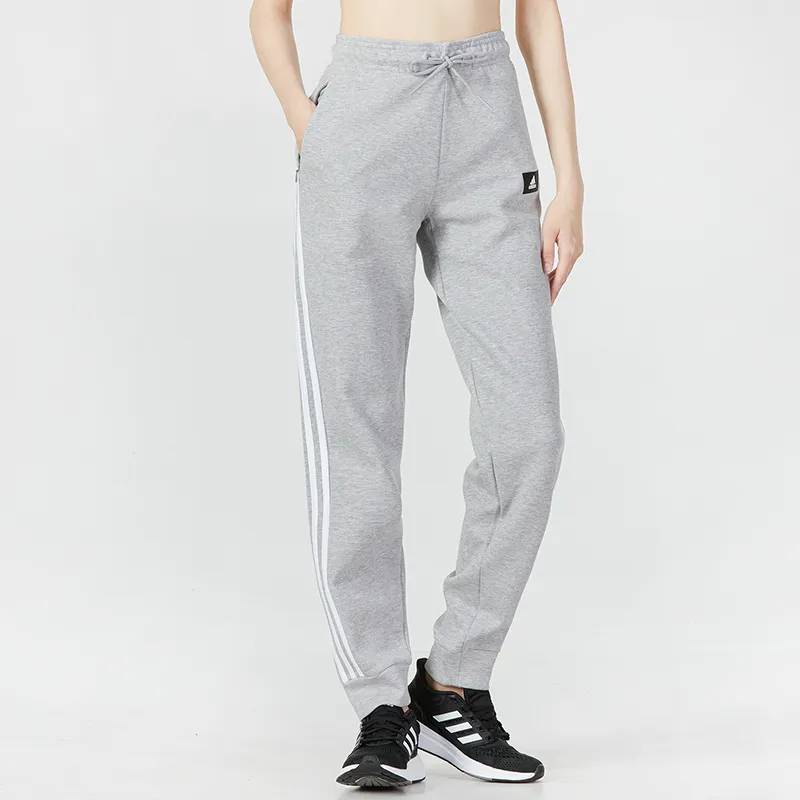 Adidas Knitted Sweatpants Women's Gray-2