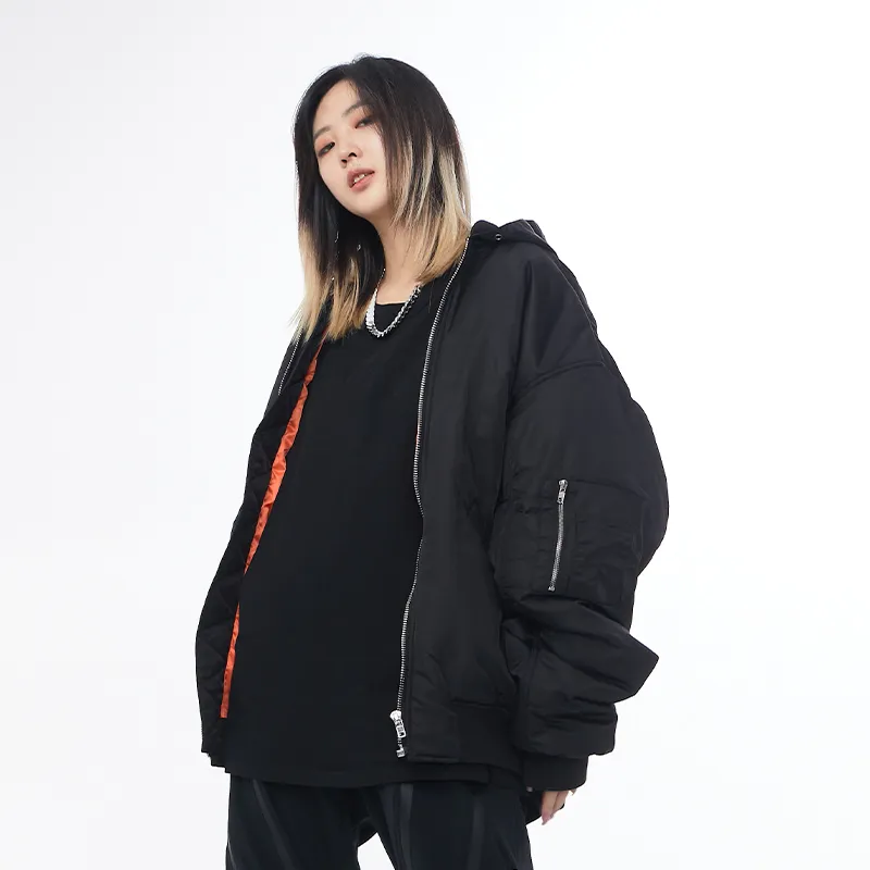 11ESTRANGER Puffer Jacket Unisex Black-5