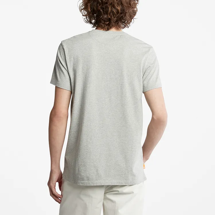 Timberland T-Shirt Men's Medium Hemp Gray-4