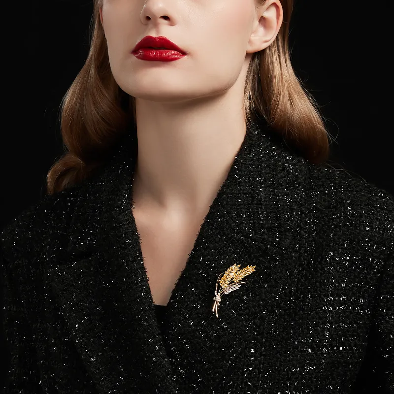 HMZ Brooches Women's Gold-1