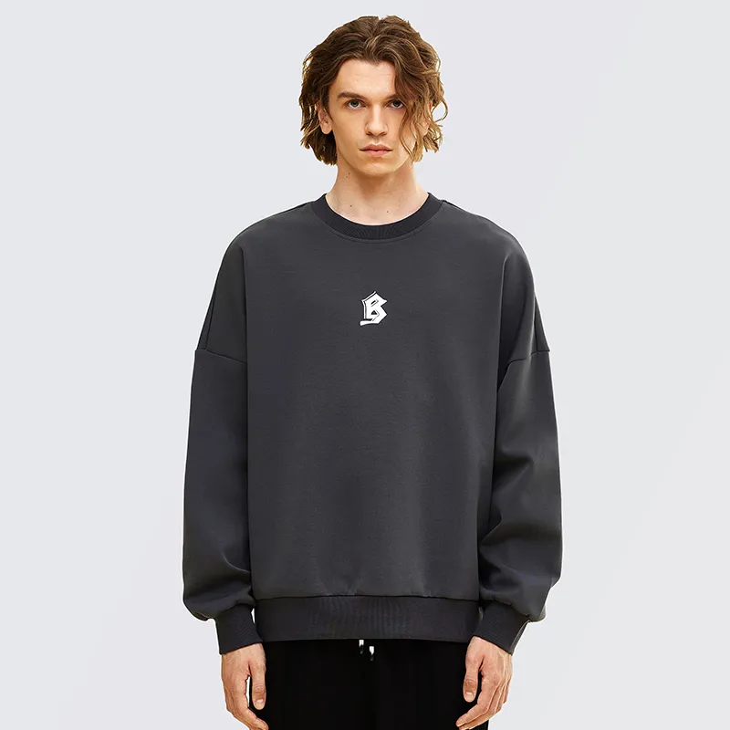BAGGL Crew Neck Loose Fit Regular Sweatshirt Unisex-7