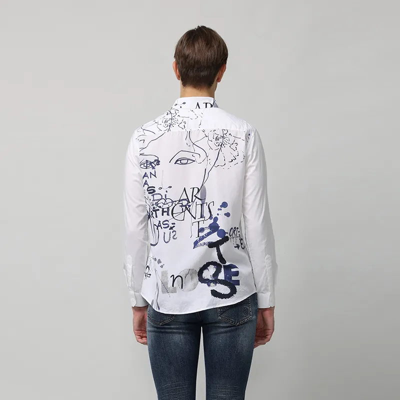 RARE Shirts Men White-4