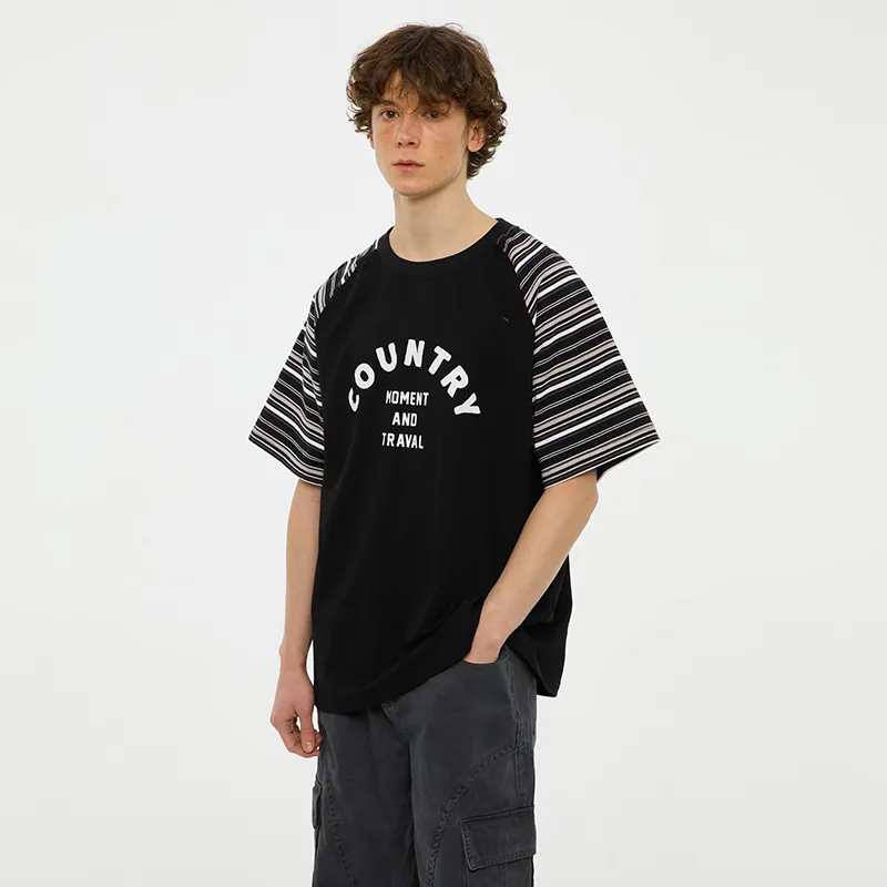 COUNTRY MOMENT T Shirts Men Black-3