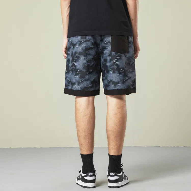 LAMLICKA Loose Fit Shorts Unisex Black-4