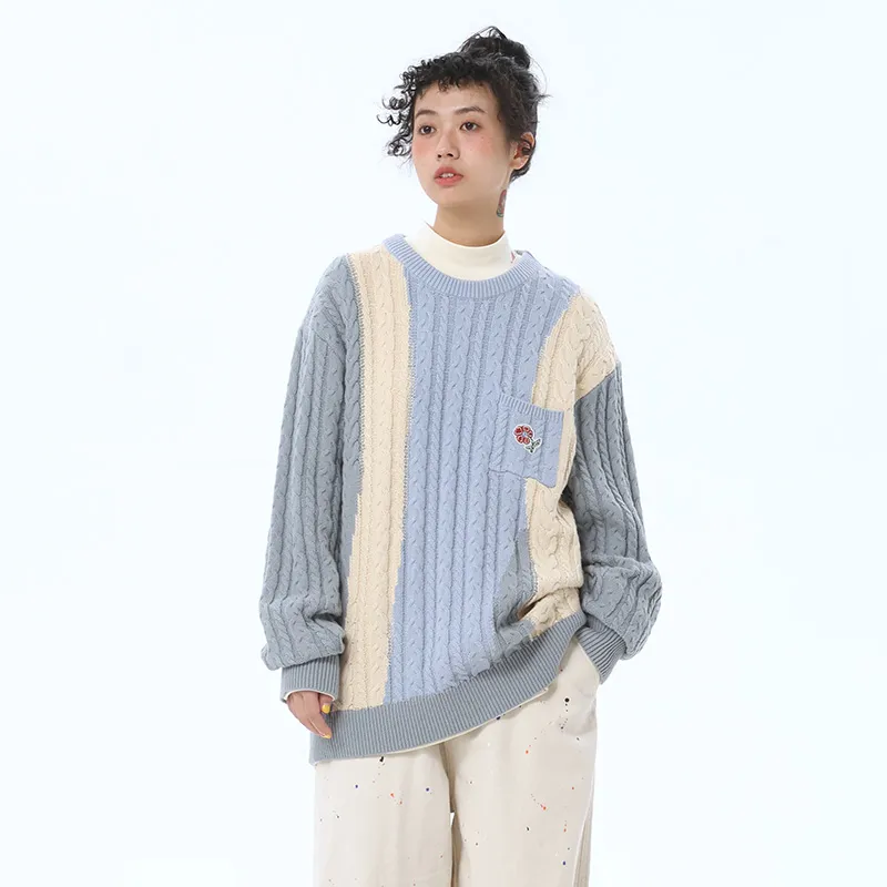 MostwantedLab Vintage Flower Sweaters Unisex-2