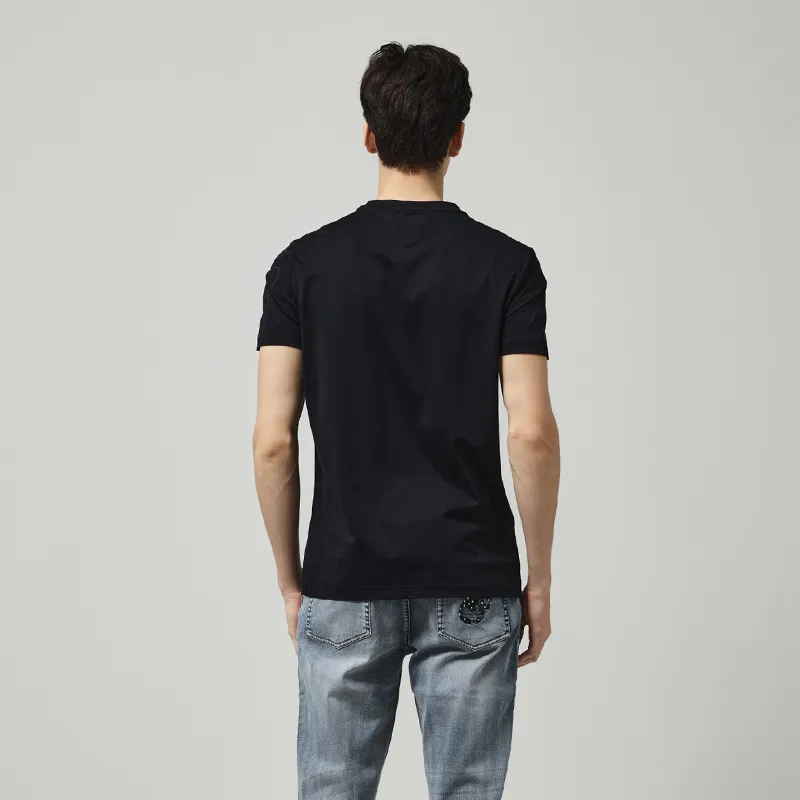 RARE Short Sleeved T Shirts Men's Navy Blue-4