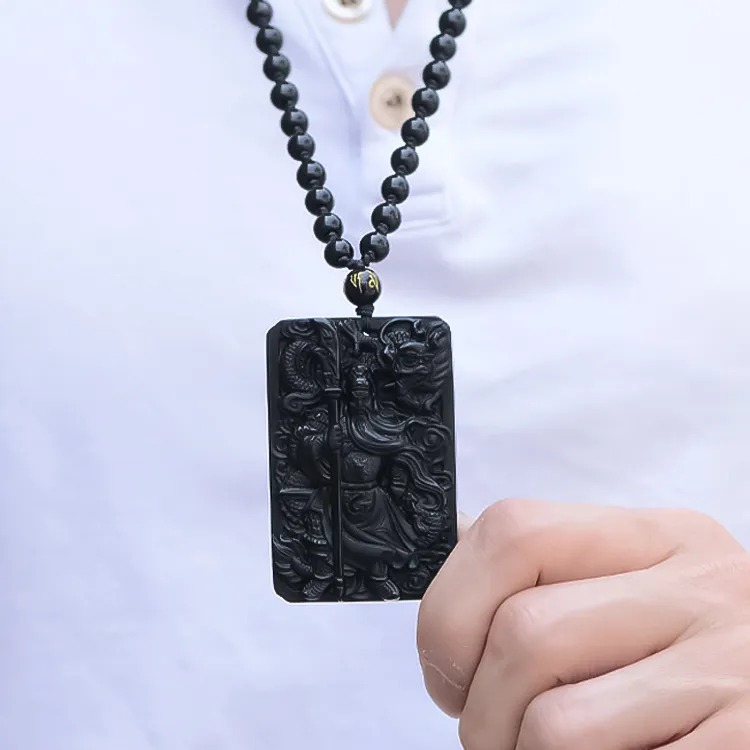 LOVE&LOVE Obsidian Necklaces Men's-1