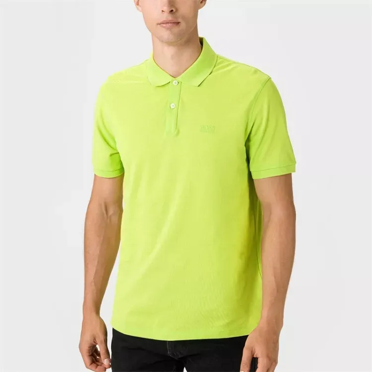 HUGO BOSS Polo Shirts Men Yellow-3