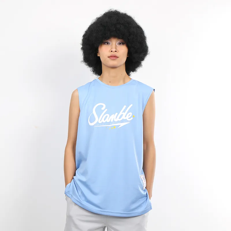 Slamble Sleeveless Vest Tank Top Unisex-18