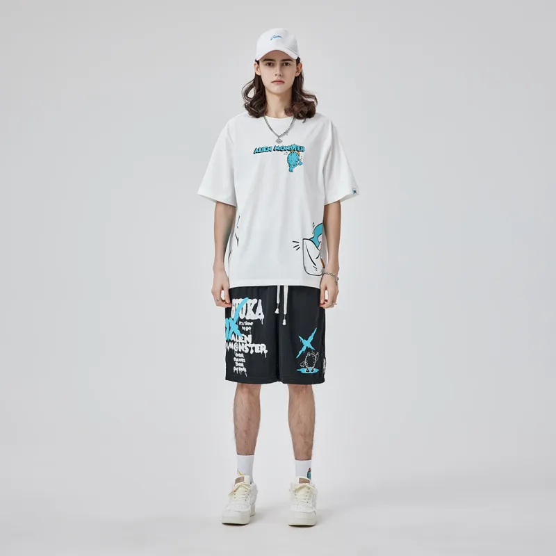 Guuka Casual Shorts Men Black-2