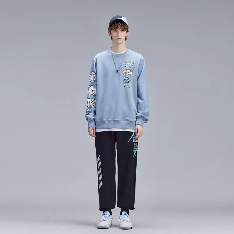 Guuka Knitted Sports Pants Men's Black-2