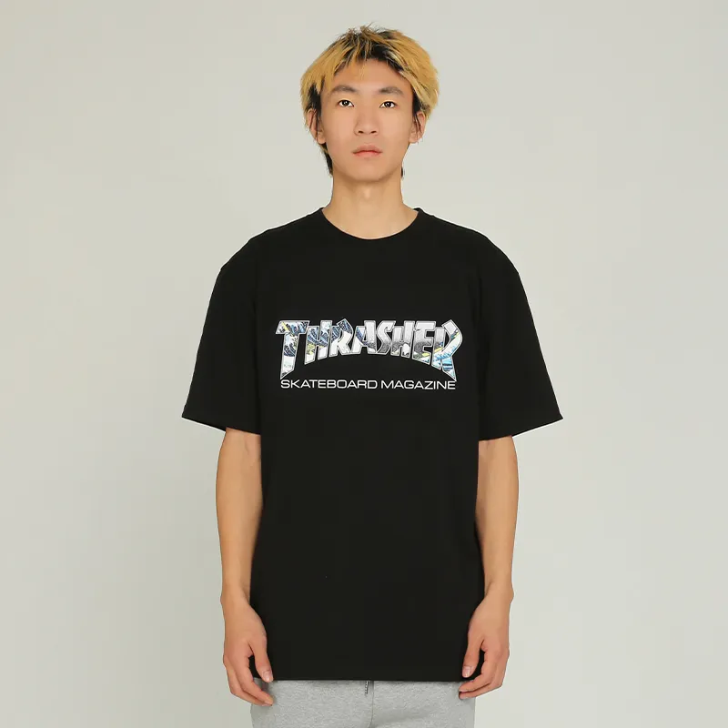 Thrasher T Shirt US Version Unisex Black-2