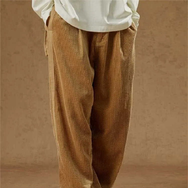 FOSS FW22 Casual Pants Unisex Caramel-2