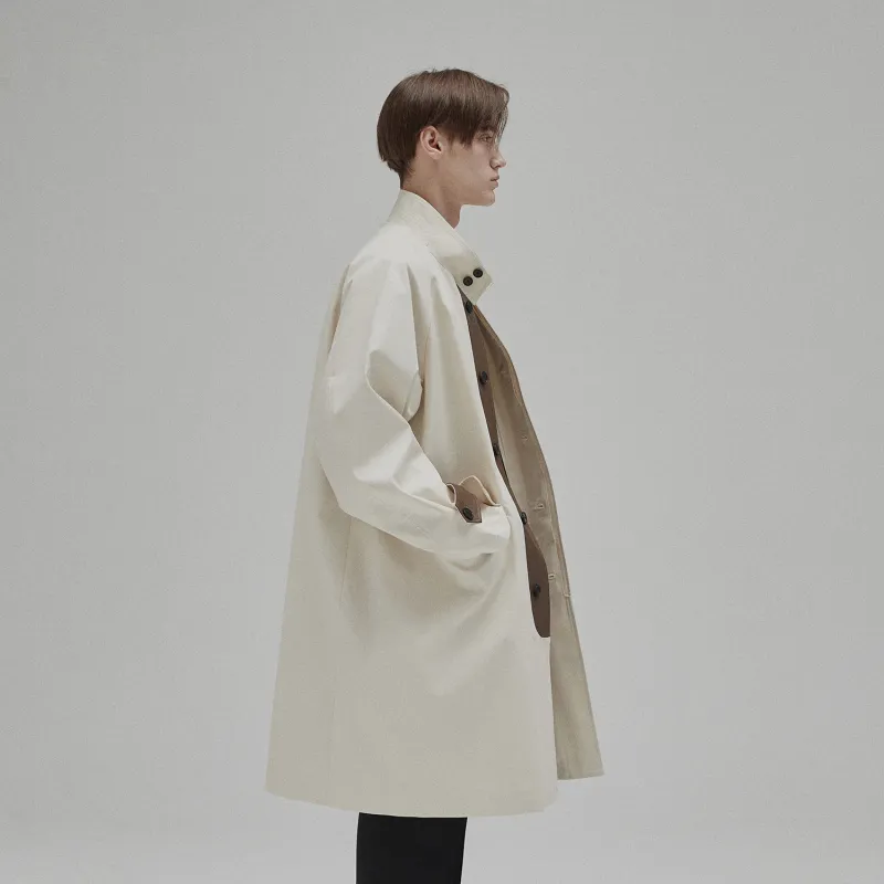 NANS STUDIO Trench Coats Men WHITE/Ecru-3