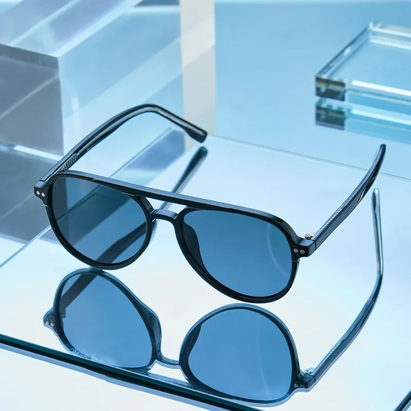 MUYKUY TR90 Aviator Sunglasses Unisex-1
