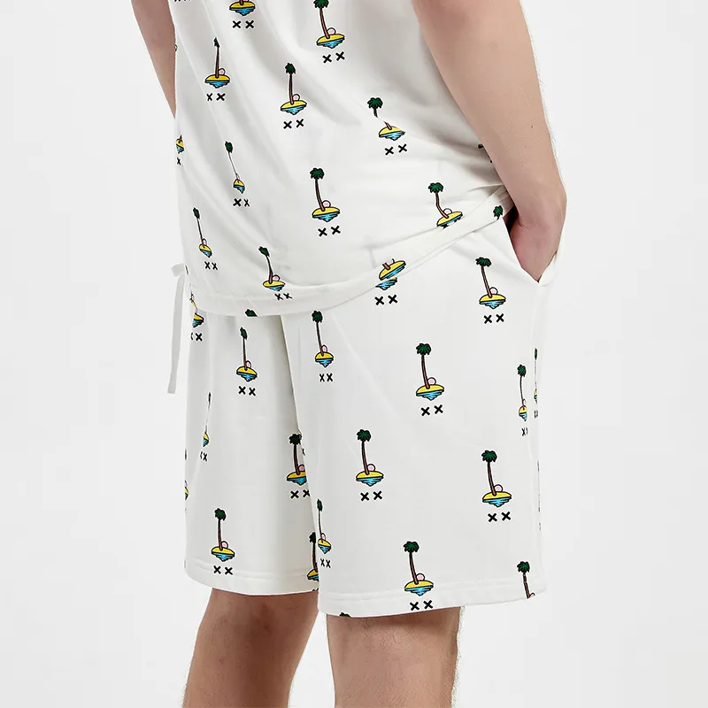 XxDESIGN Casual Shorts Unisex White-5