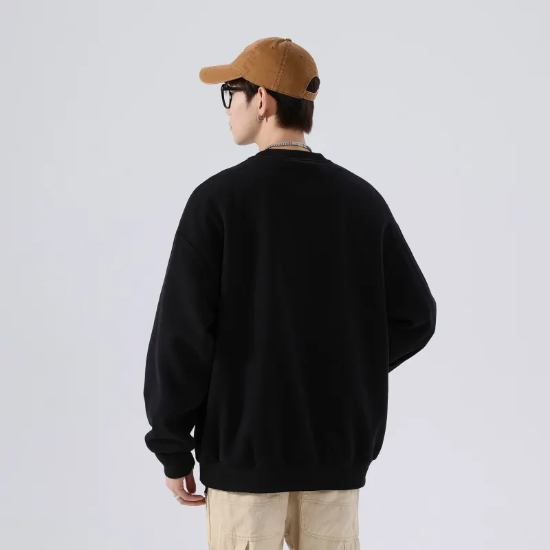 SIDEEFFECT Crew Neck Loose Fit Regular Sweatshirt Unisex-6