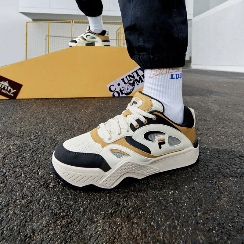 FILA FUSION Atv Skate Shoes 'White Brown Black'-5