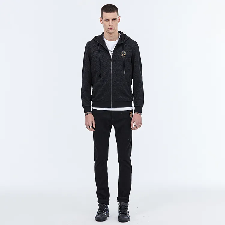 DAVID NAMAN Sweatshirts Men Black-3