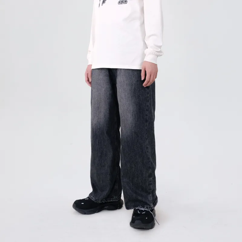 LBPC Straight Jeans Unisex Dark Gray-3