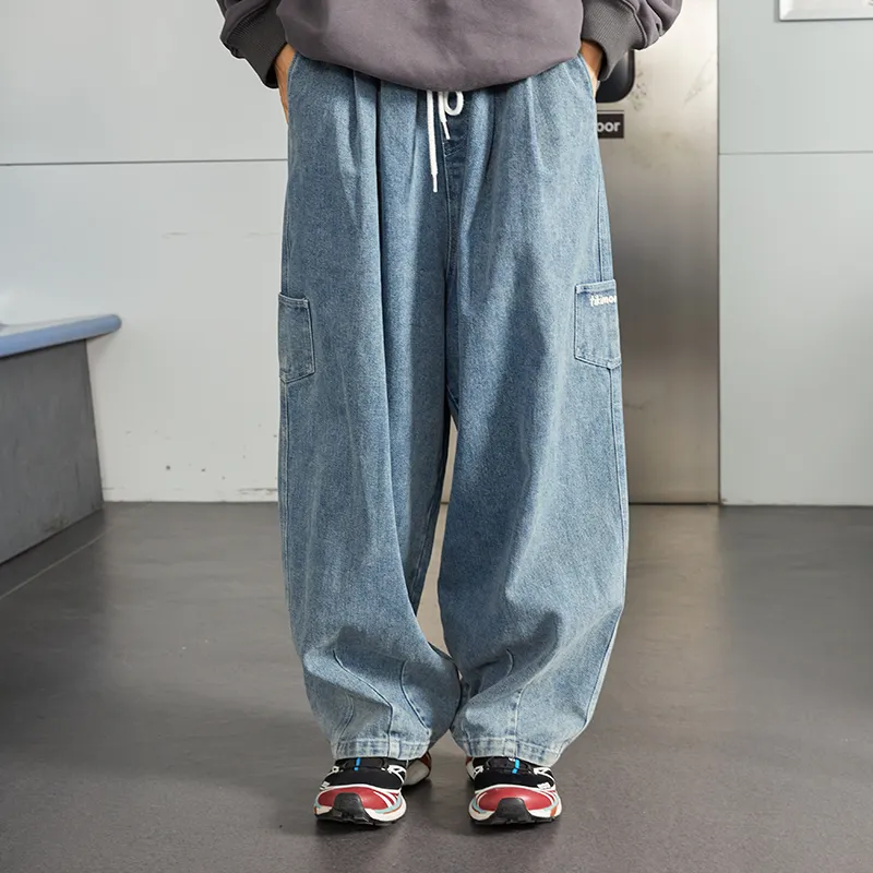 TIKIMOMOKA Straight Jeans Unisex-2